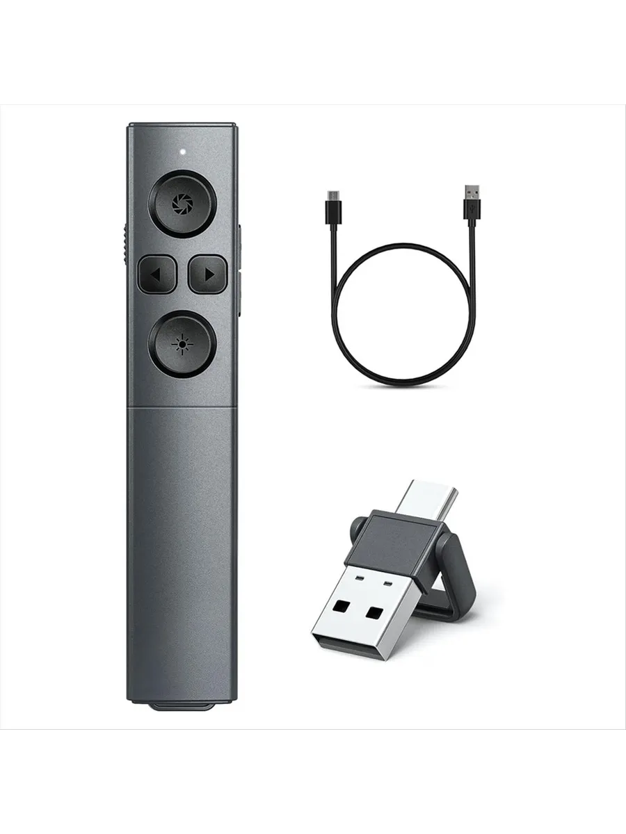 Докладчик 2-в-1 с USB Type-C, беспроводной пульт для презентаций
