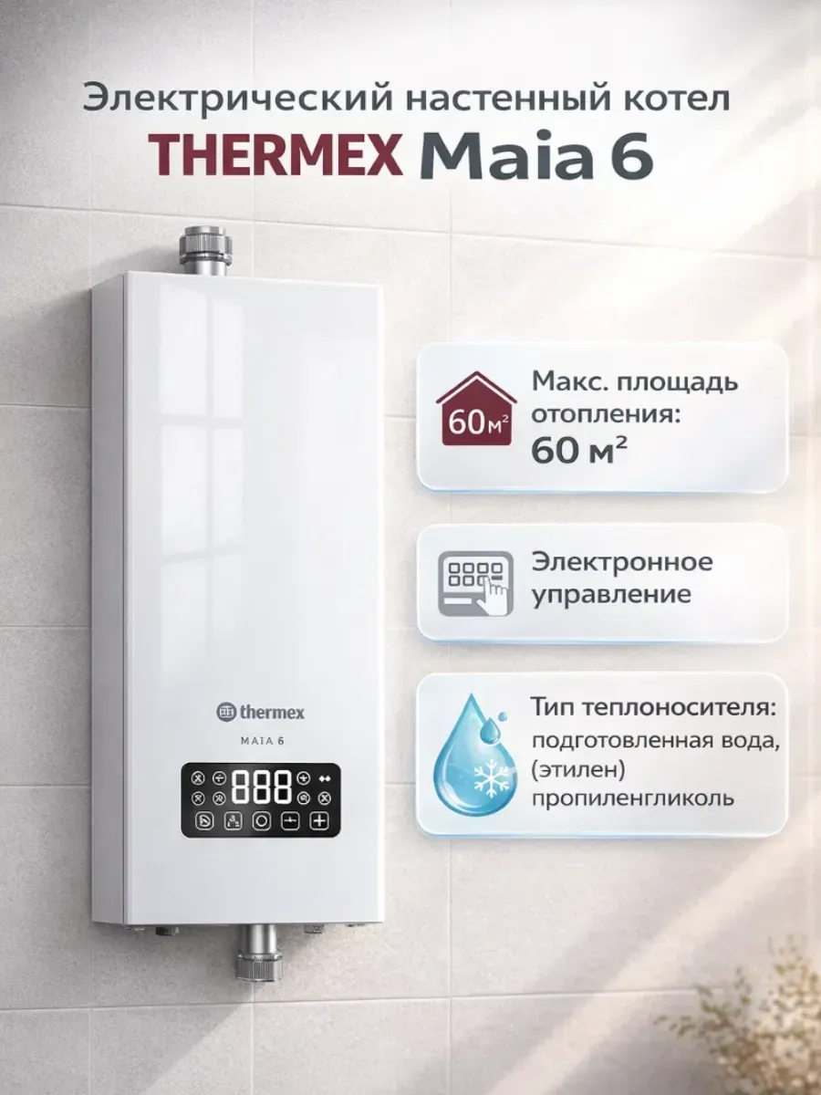 Электрический настенный котел Maia 6