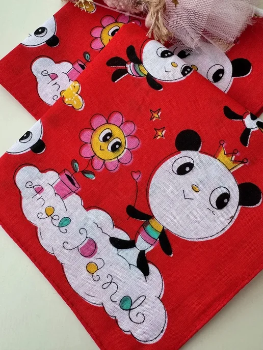 Lapastel Набор платков 2 штуки 28х28 см. детские, 28x28 см, фото 4