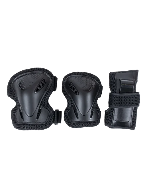 TECH TEAM Комплект защиты Safe fit adult 3.0 black, черный