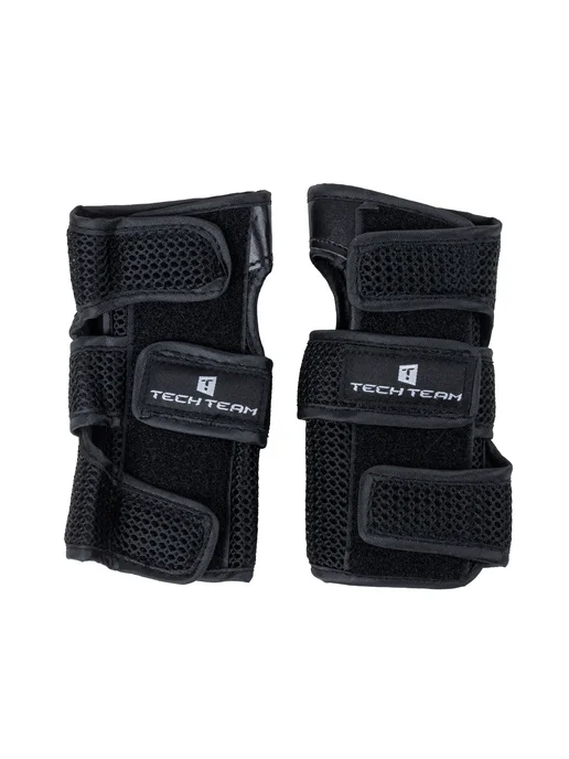 TECH TEAM Комплект защиты Safe fit adult 3.0 black, черный, фото 4