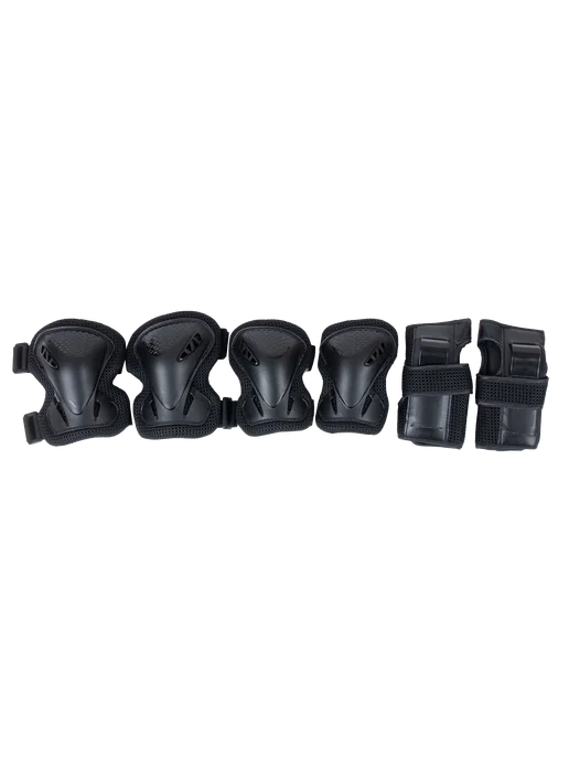 TECH TEAM Комплект защиты Safe fit adult 3.0 black, черный, фото 7