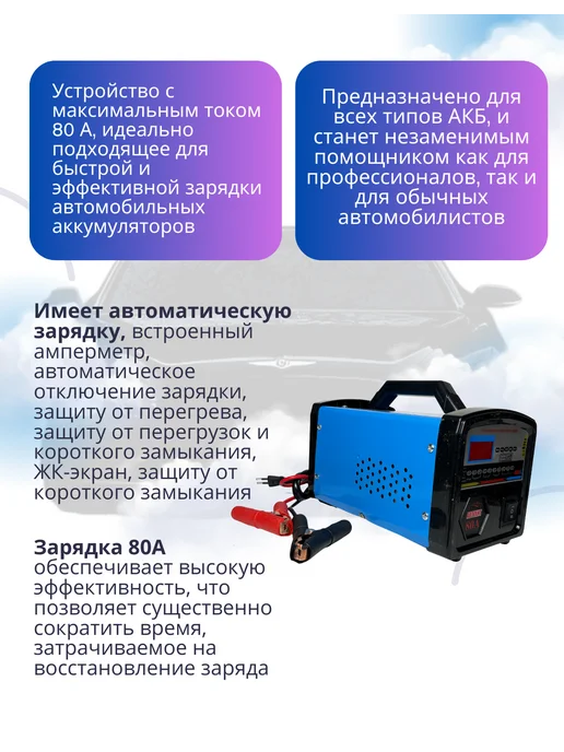 Зарядное устройство для аккумулятора, вариант, фото 2