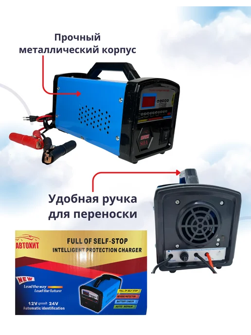 Зарядное устройство для аккумулятора, вариант, фото 4