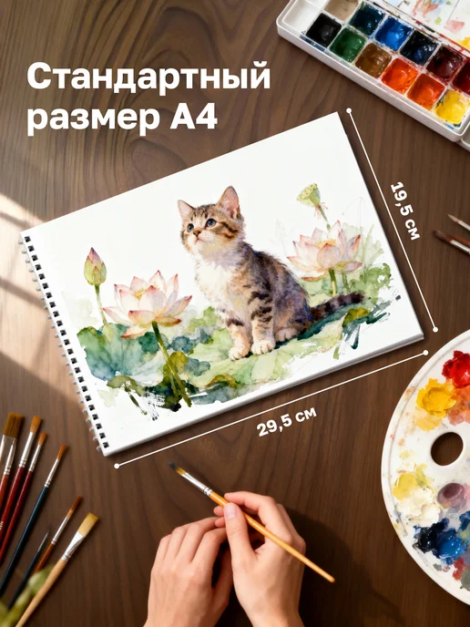 BG Альбом для рисования на спирали 40 листов, вариант, фото 5