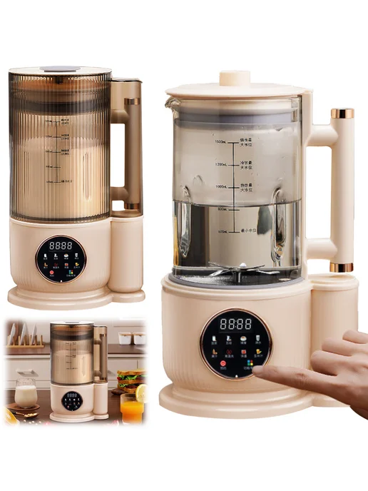 1500мл Электросоковыж Blender, низкий шум, соевое молоко (бе, 1,5 л, фото 4