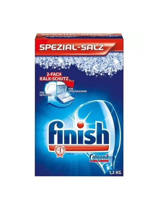 Finish Соль для посудомоечных машин Calgonit 1,2 кг, 1,2 кг, фото 2