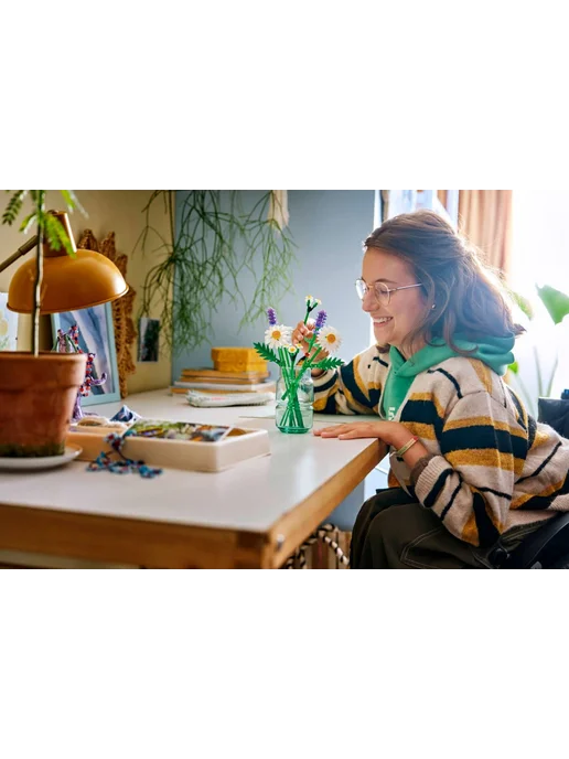 LEGO Конструктор Botanical Collection 11508 Маргаритки, белый, фото 6