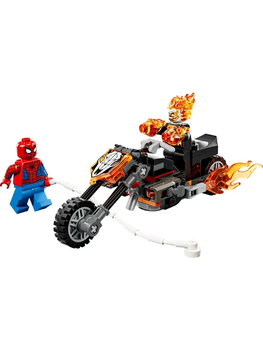 LEGO Конструктор Marvel 76335 Человек-паук против Гонщика, черный, фото 3