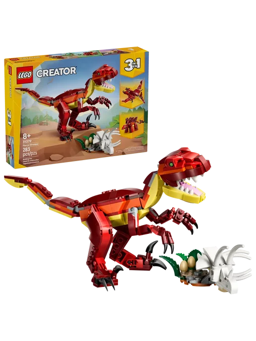 LEGO Конструктор Creator 31379 Свирепый Динозавр 3в1, красный, фото 2