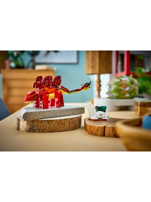 LEGO Конструктор Creator 31379 Свирепый Динозавр 3в1, красный, фото 8