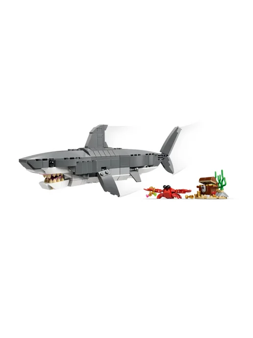 LEGO Конструктор Creator 31381 Акула и сундук сокровищ 3в1, серый, фото 3