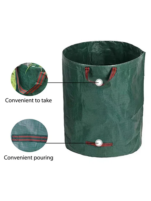 Складной мешок для садового листа 60L для Lawn Yard Pool, 60 л, фото 8