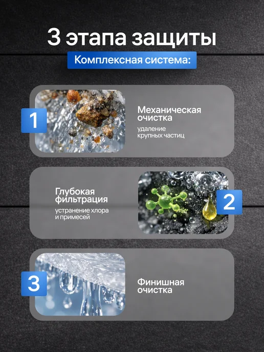 Аквафор Фильтр для воды под мойку Кристалл АН от накипи с краном, вариант, фото 3