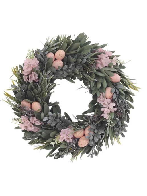 GOOD DECOR Изделие декоративное Венок пасхальный, 34 см, пасхальный 34