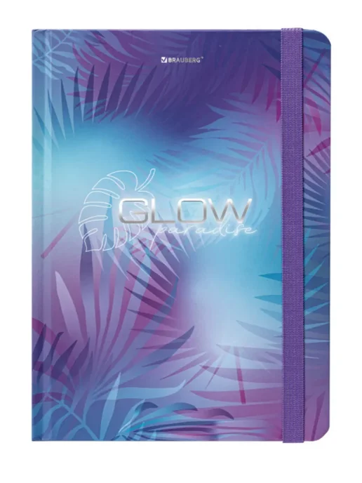 Brauberg Блокнот для записей А5 Glow, голубой, фото 6