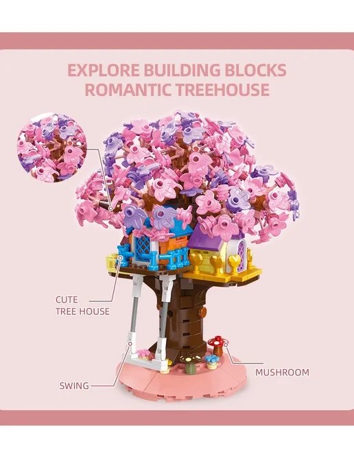 LEGO Конструктор Домик На Дереве 628 деталей, вариант, фото 2