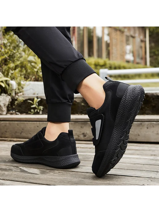 Диабетические тапки Slip-On ортопедические нескользящие для, черный