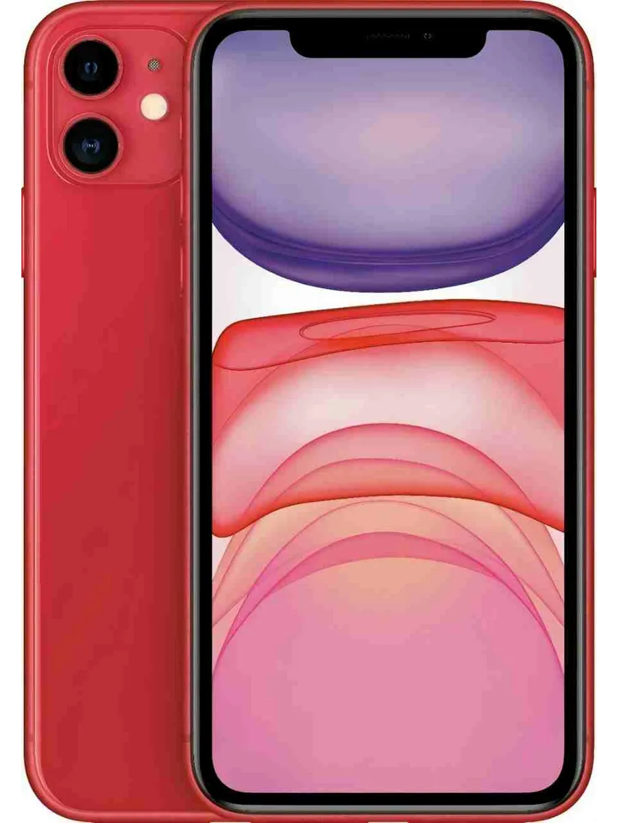Смартфон iPhone 11, 256 ГБ, красный (восстановленный)