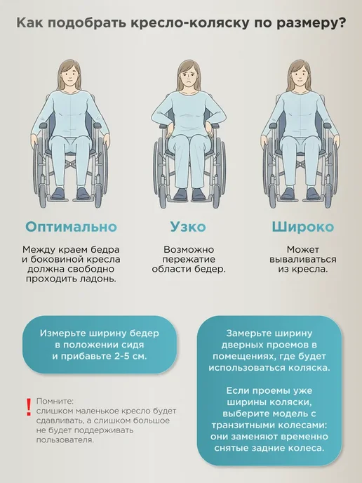 Med-Mos Кресло-коляска с ручным приводом FS901 (809-46-CM-00), 809-41-CM-00, фото 4