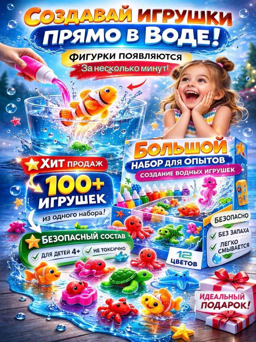 Набор для опытов, экспериментов и творчества игрушка