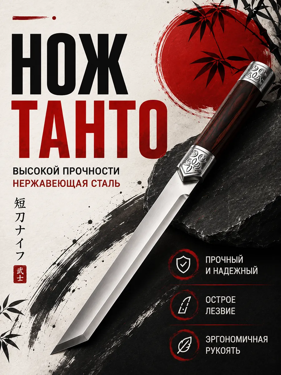 Нож танто туристический