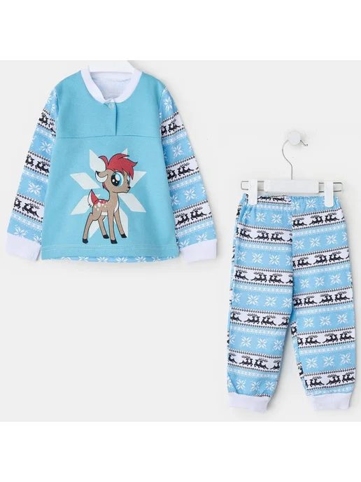 пижама для малышей, голубой