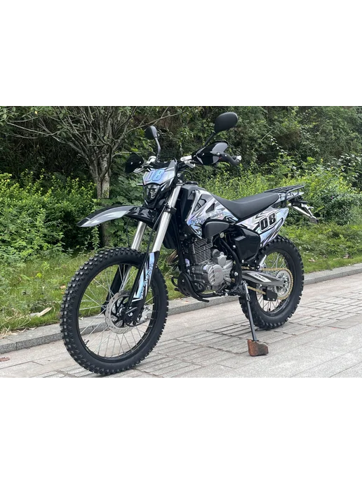 EX-MOTO Мотоцикл Эндуро Кроссовый Besuda 008 300 кубов, черный, фото 7