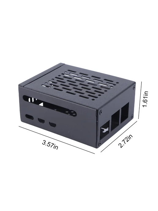Бронированный металлический корпус для Pi 5, M.2 SSD, вариант, фото 6