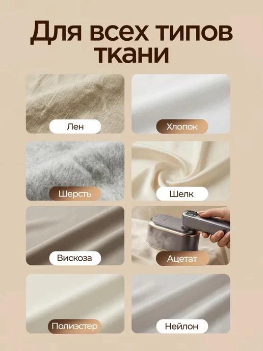 ДисконтПлюс Ручной отпариватель для одежды мощный, серый, фото 7