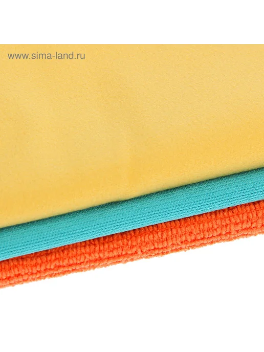 AVS Набор салфеток из микрофибры, 30×35, 30×30, 30×25 см, 30x35, фото 2