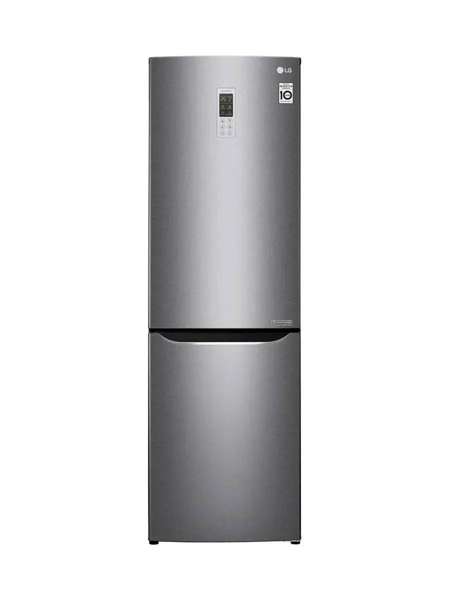 LG Двухкамерный холодильник GA-B 419 SL NoFrost, графит 354 л