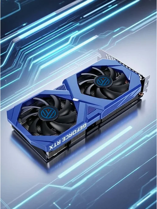 Видеокарта GeForce RTX 2060 SUPER 8GB для игр и ИИ, 12 ГБ, фото 5