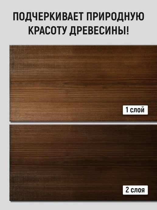 WALNUT Морилка коричневая водная для дерева без запаха, коричневый, фото 2
