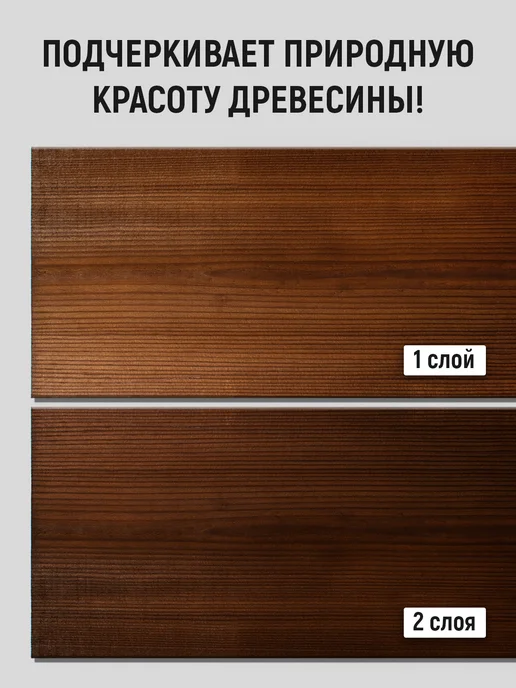 WALNUT Краска морилка водная для обработки дерева без запаха, коричневый, фото 2
