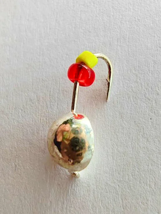 Мормышки Ю&И Мормышки для зимней рыбалки Полусфера с ушком 0,25 гр. 3 шт, 0,58 г, 1 шт, фото 2
