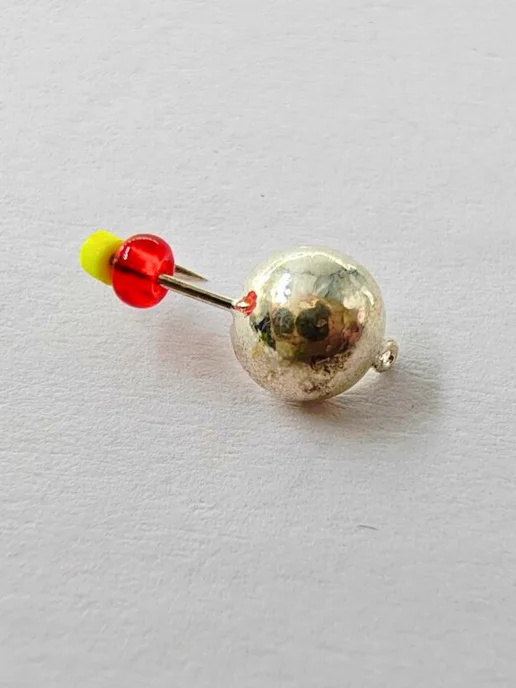Мормышки Ю&И Мормышки для зимней рыбалки Полусфера с ушком 0,25 гр. 3 шт, 0,58 г, 1 шт, фото 4