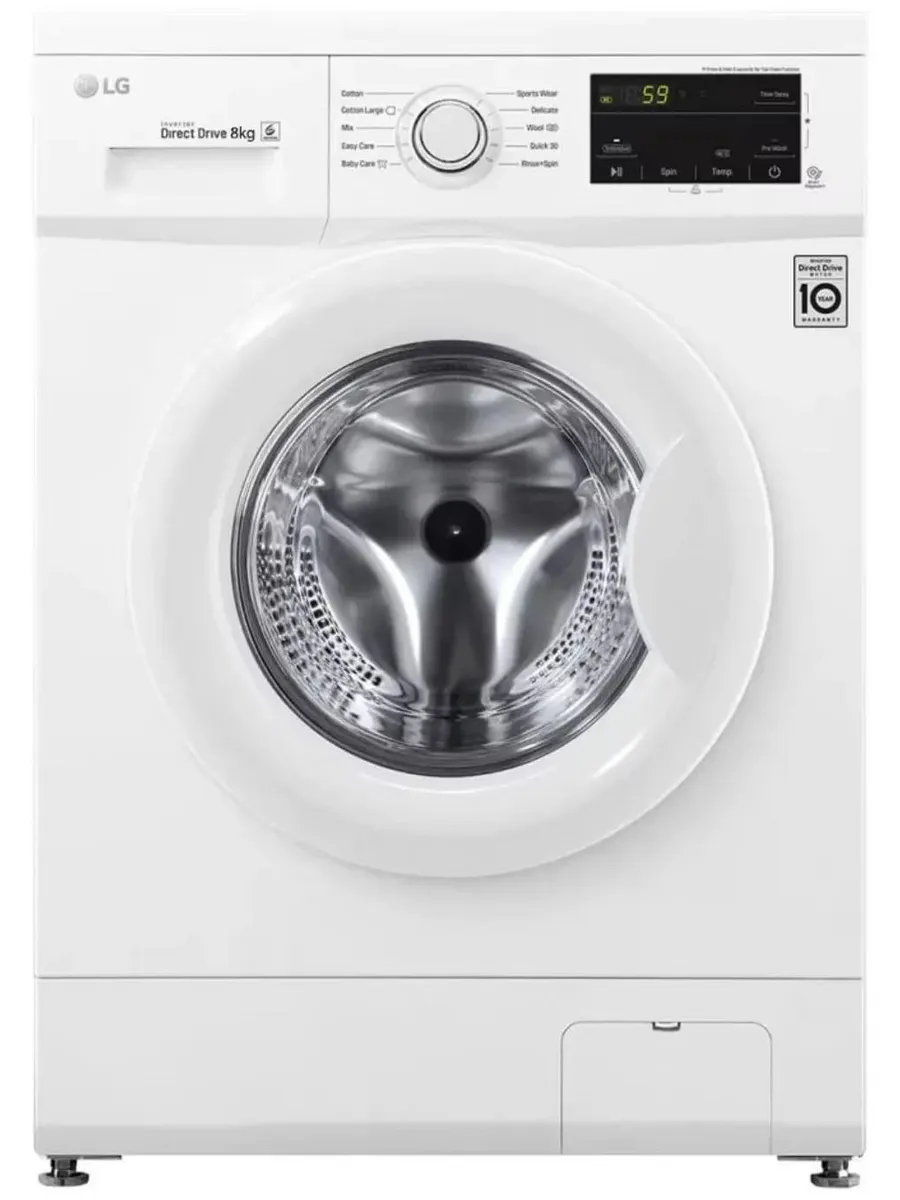 LG Стиральная машина F2Y1TYP65P 8кг 55 см