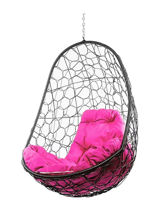 M-Group Подвесное кресло Овал ротанг (без стойки) корич корич, черный