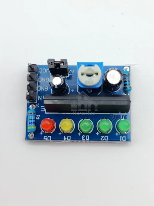 Модуль индикатор уровня аудиосигнала, 1 канал, 5LED, вариант, фото 2