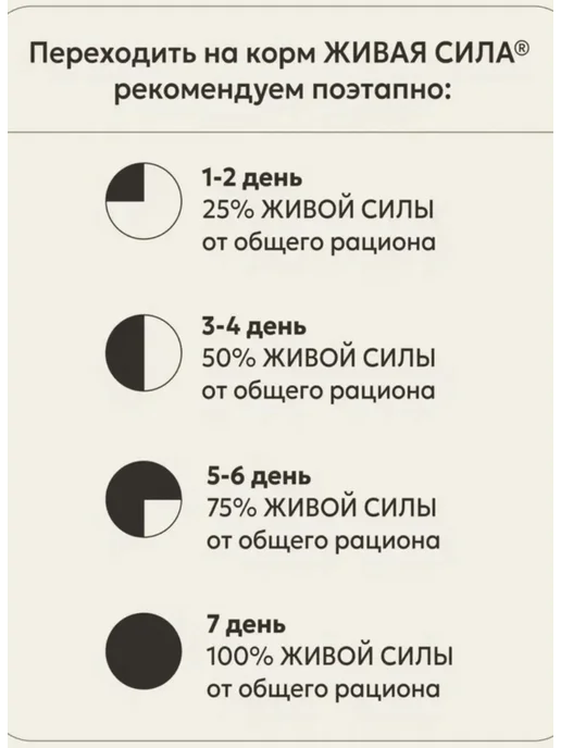 Сухой корм Живая сила Черникой Гранула для собак, крупные, телятина, 0,4 кг, фото 3