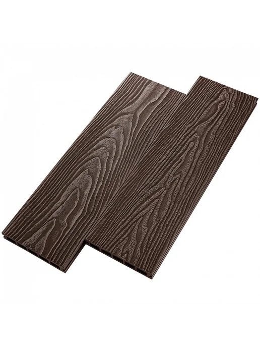 Русдекинг Террасная доска ДПК UnoDeck Vintage Венге 2000х150х24мм 2шт, 2000x150x24 мм, 2 шт, фото 2