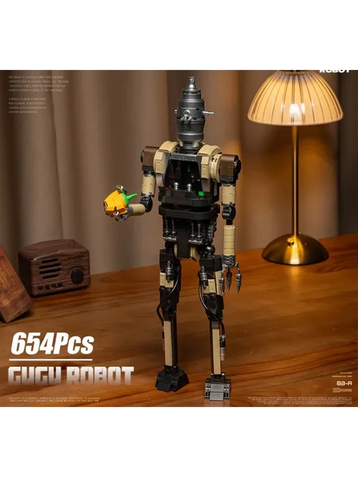 LEGO Конструктор Робот Гугу с функцией пилотирования 654 детали, черный, фото 3