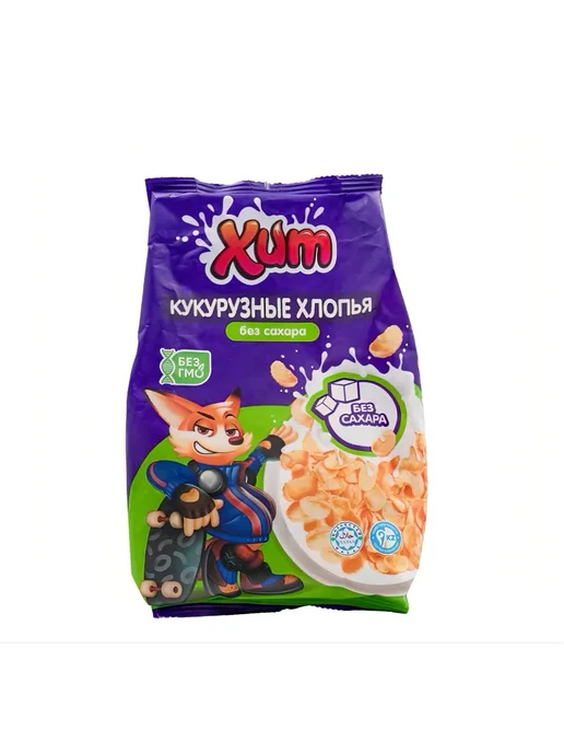 Хлопья кукурузные без сахара 150 г, 150 г, фото 2