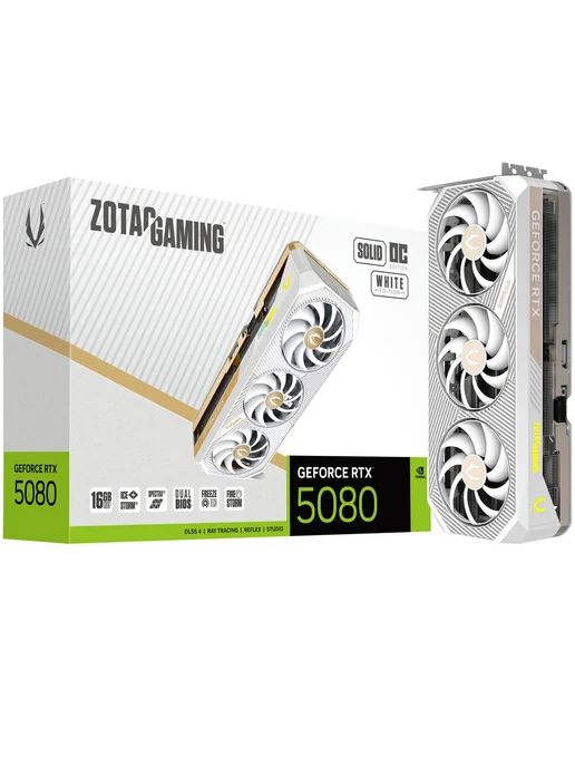 ZOTAC Видеокарта RTX 5080 16 ГБ RTL (ZT-B50800Q-10P), 16 ГБ