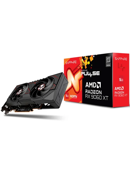 Sapphire Видеокарта RX 9060XT 16 ГБ RTL (11350-01-20G), 16 ГБ, 1,135e+08 г, фото 2