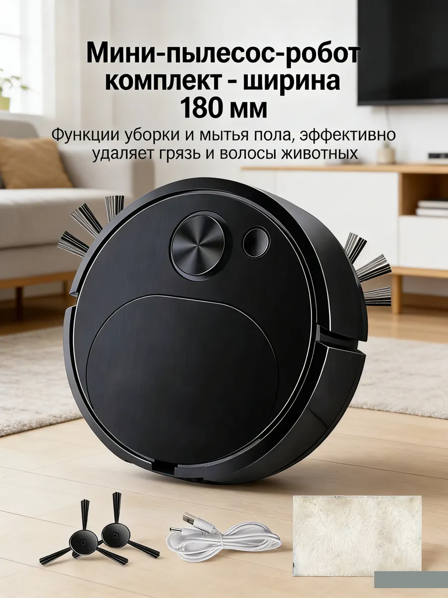 Для Ультратонких Роботов-Пылесосов со Шваброй, Роботов