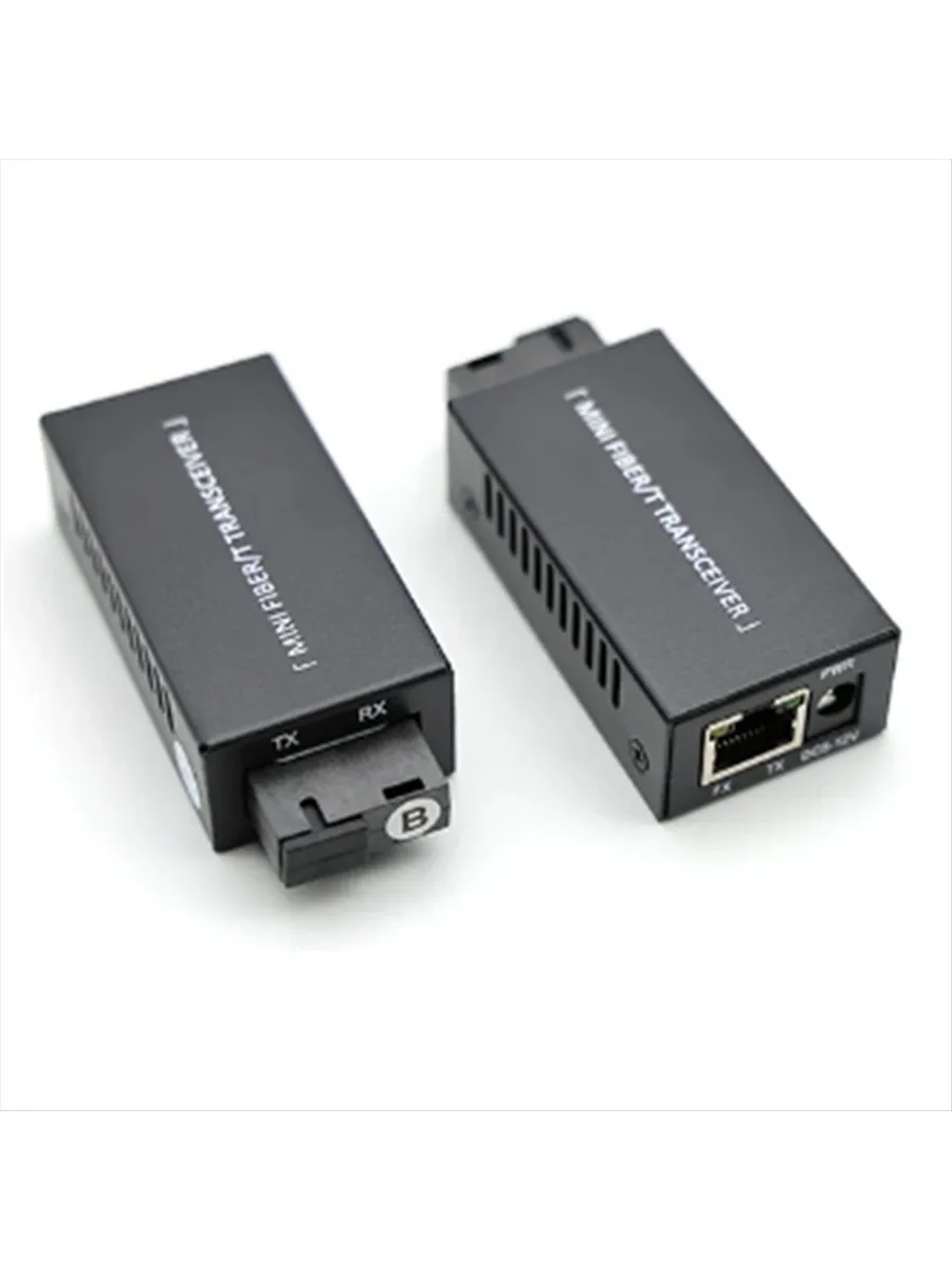 1 пара гигабитных 100/1000M A/B SC Ethernet медиаконвертеров