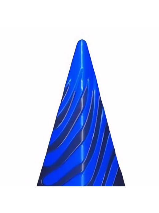 3D Spiral Тактильная игрушка стрессопомощь Пирамида (Синяя), синий, фото 8