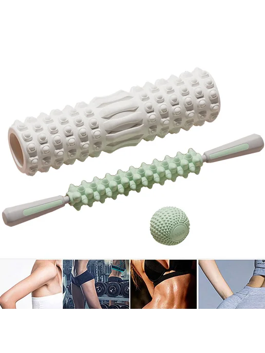 Мультифункциональный набор foam roller из 3 шт для рук ног с, 3 шт, фото 2